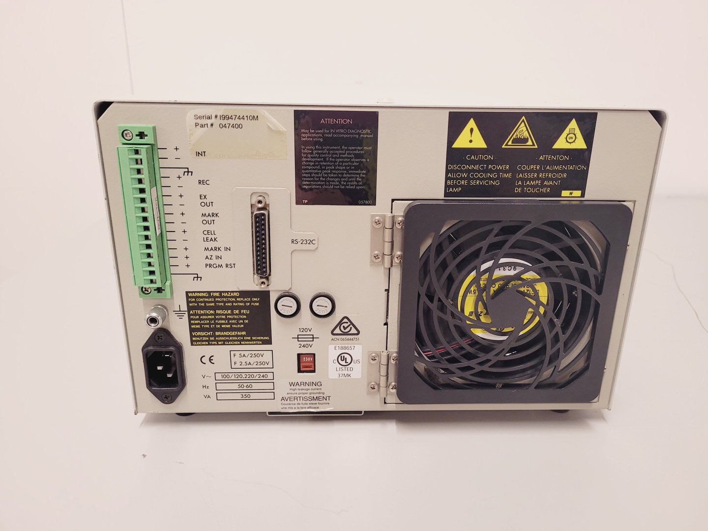 Image of Waters 474 Scanning Fluorescence Detector HPLC Lab