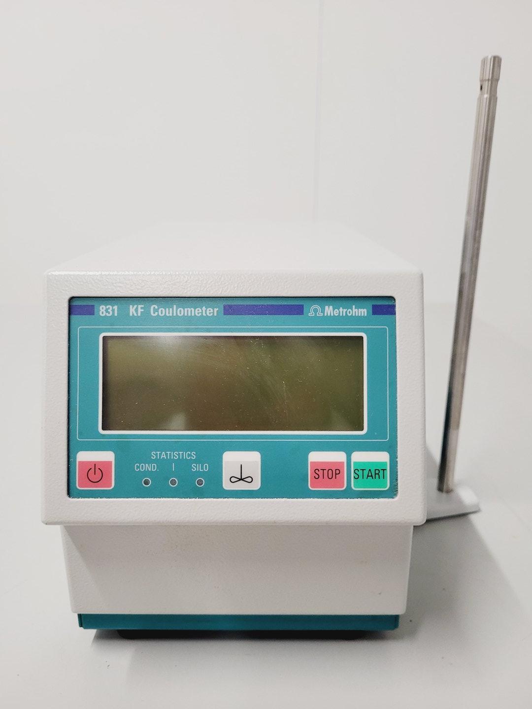 Micro Coulometer Metrohm 831 KF Coulometer System with Keypad, Magnetic Stirrer and ...