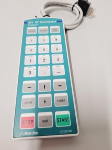 Thumbnail image of Metrohm 831 KF Coulometer System with Keypad, Magnetic Stirrer and Accessories