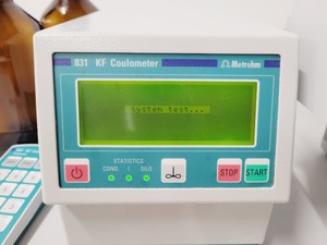 Thumbnail image of Metrohm 831 KF Coulometer System with Keypad, Magnetic Stirrer and Accessories