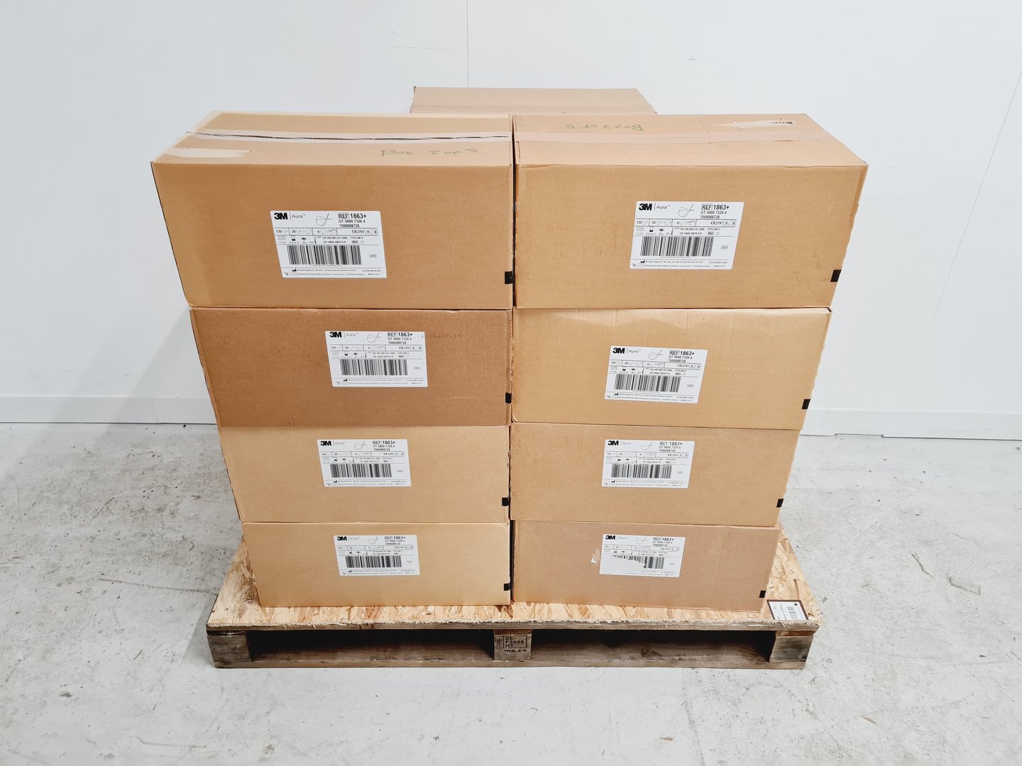 Image of 3M Aura 1863+ FFP3 Face Mask Bundle (2400 Masks)