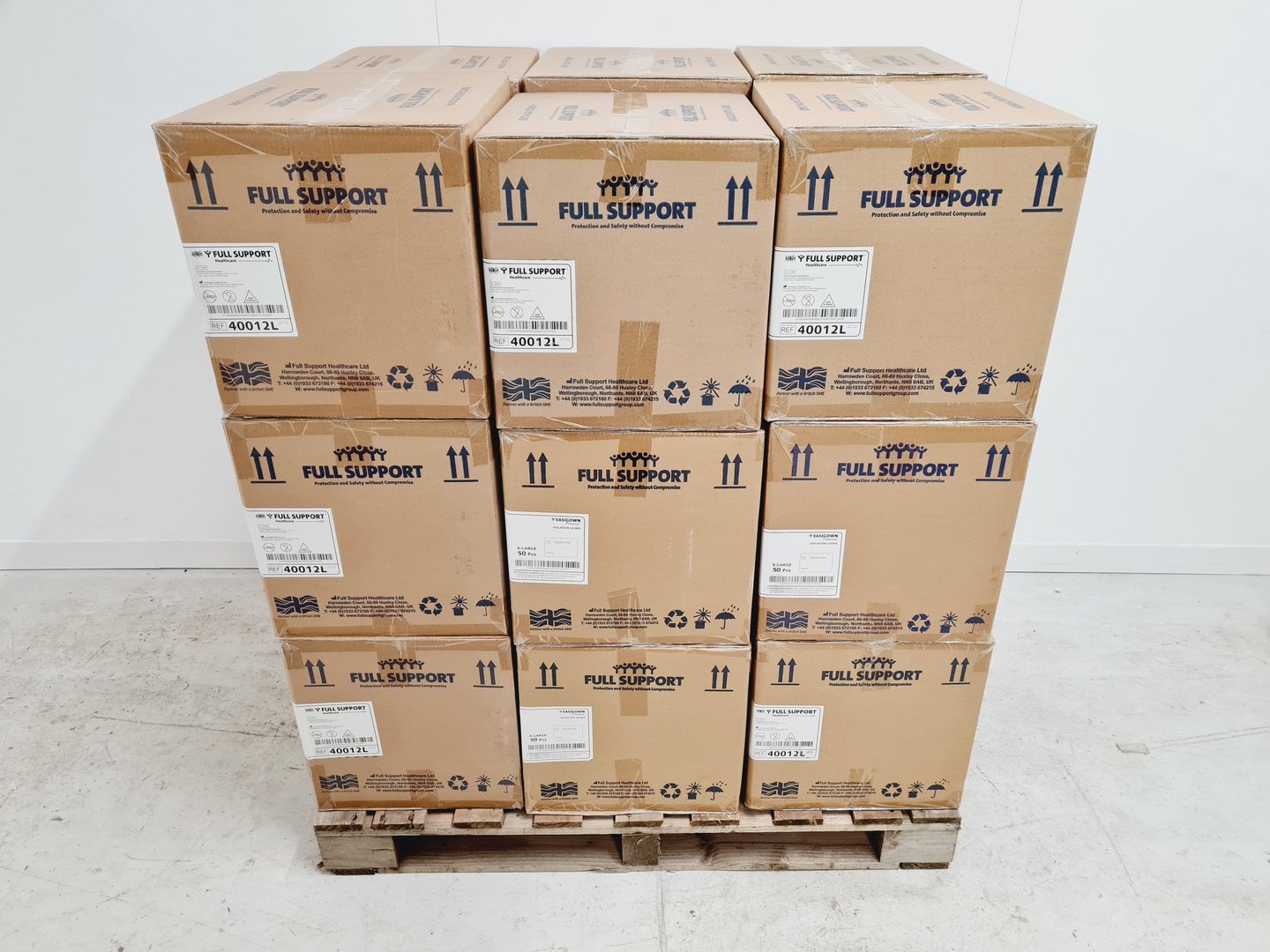 Image of EASIGOWN Isolation Gown XL 900 Unit Bundle (18 Boxes)