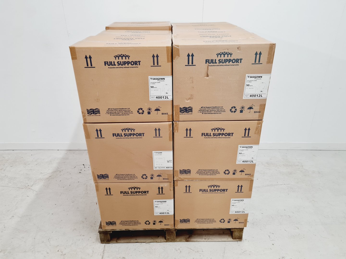 Image of EASIGOWN Isolation Gown XL 900 Unit Bundle (18 Boxes)