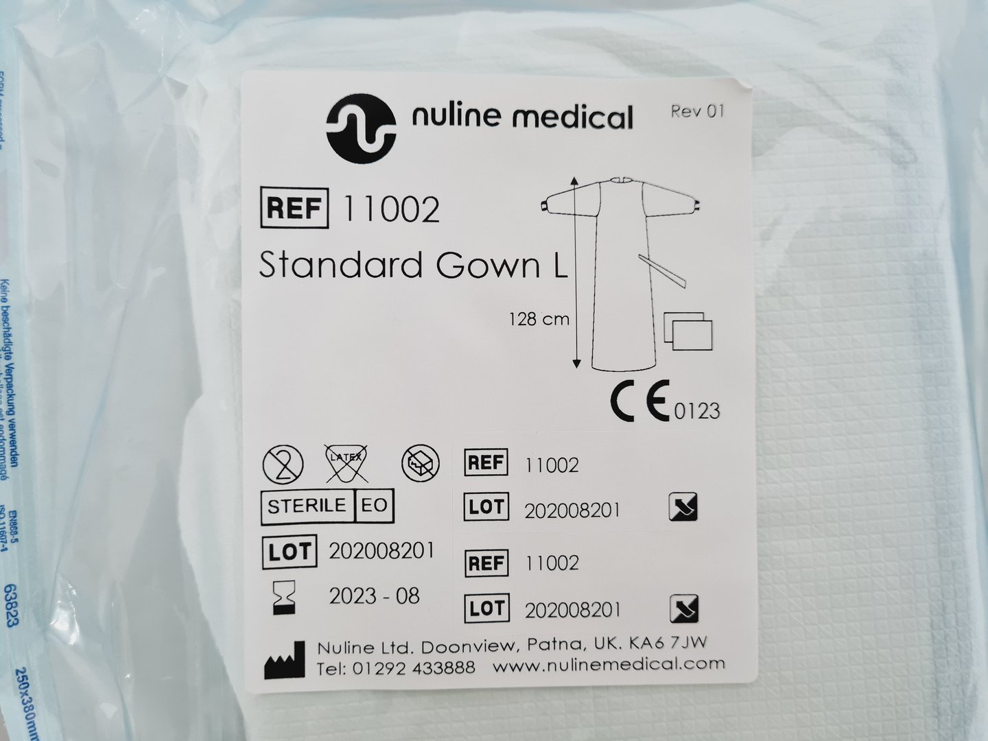 Image of Nuline Medical Standard Gown L 672 Units (24 Boxes)