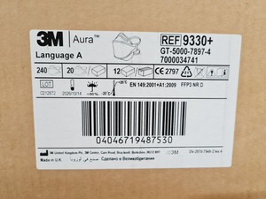 Thumbnail image of 3M Aura 9330+ FFP3 Face Mask Bundle (2160 Masks)