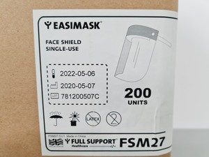 Thumbnail image of 12 x Boxes of EASIMASK Face Shields - 2400 Units