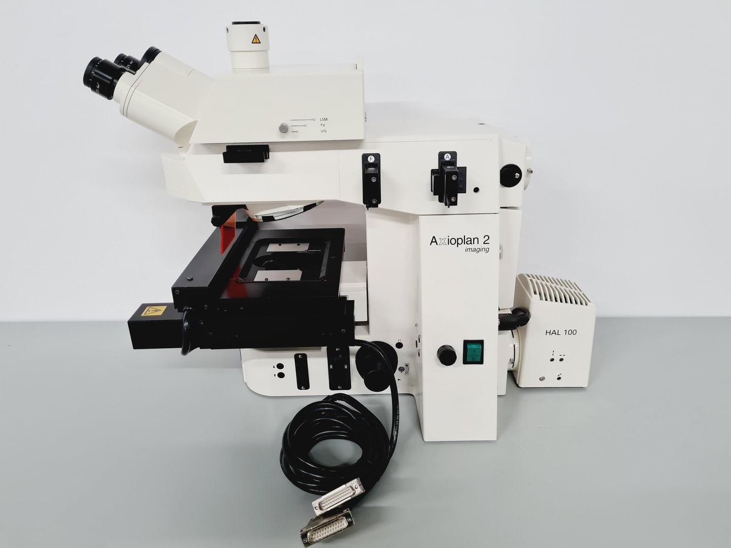 Image of Zeiss Axioplan 2 Upright Fluorescence Microscope with Motorised XY Stage
