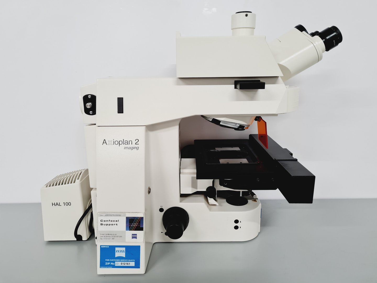 Image of Zeiss Axioplan 2 Upright Fluorescence Microscope with Motorised XY Stage