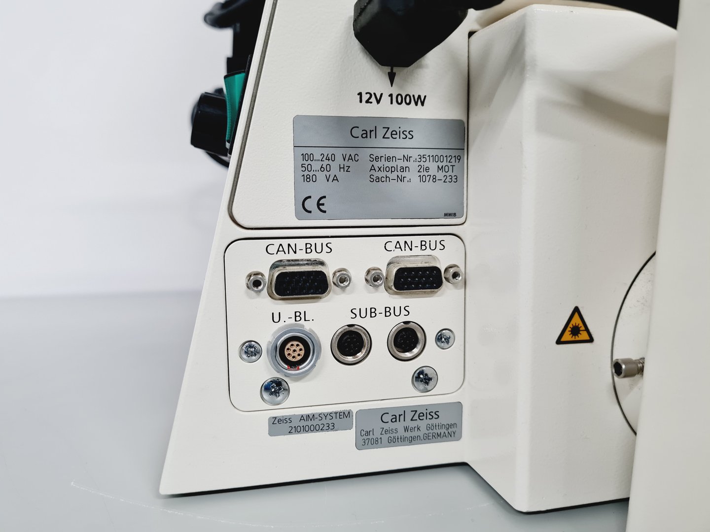 Image of Zeiss Axioplan 2 Upright Fluorescence Microscope with Motorised XY Stage