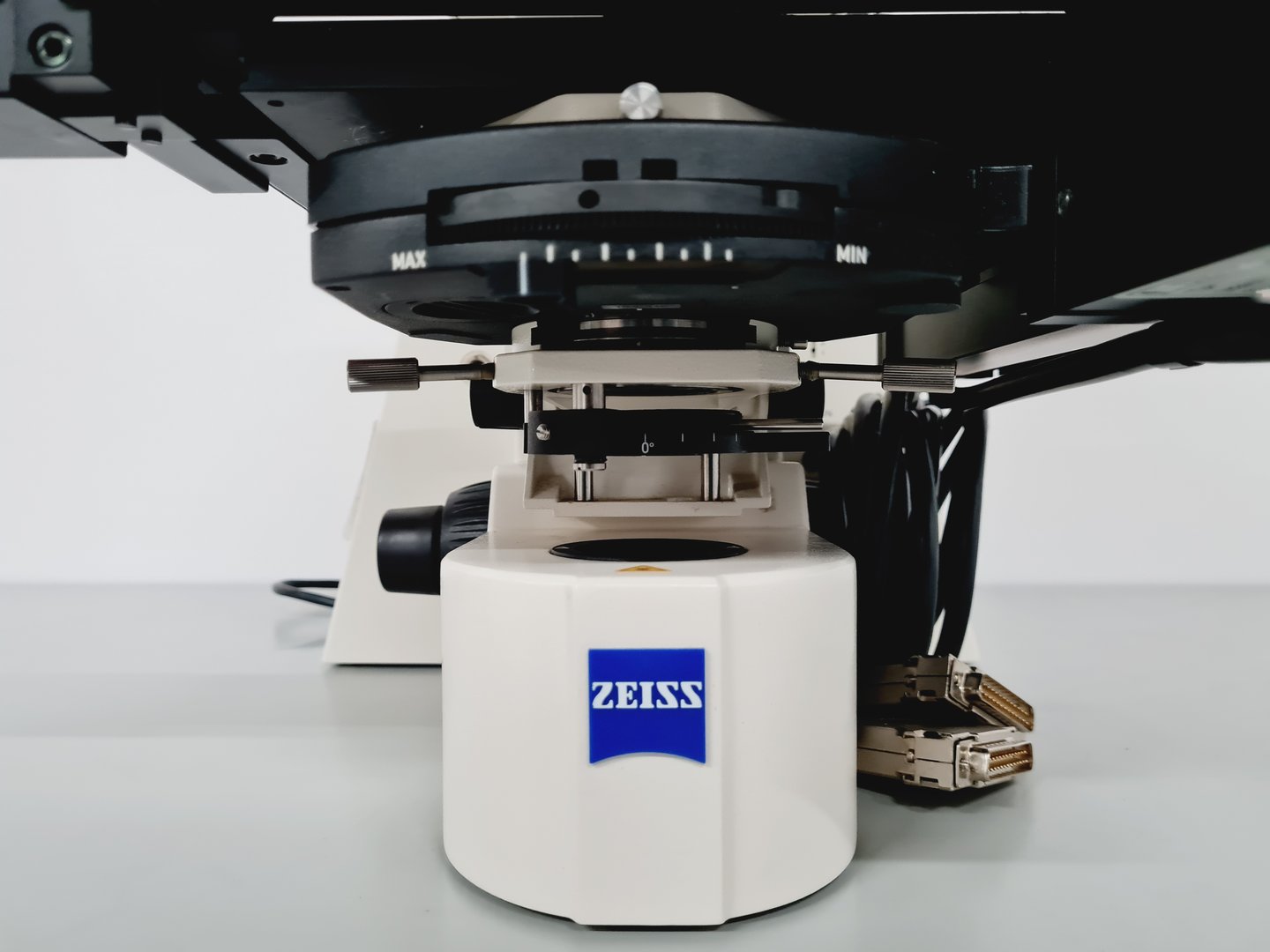 Image of Zeiss Axioplan 2 Upright Fluorescence Microscope with Motorised XY Stage