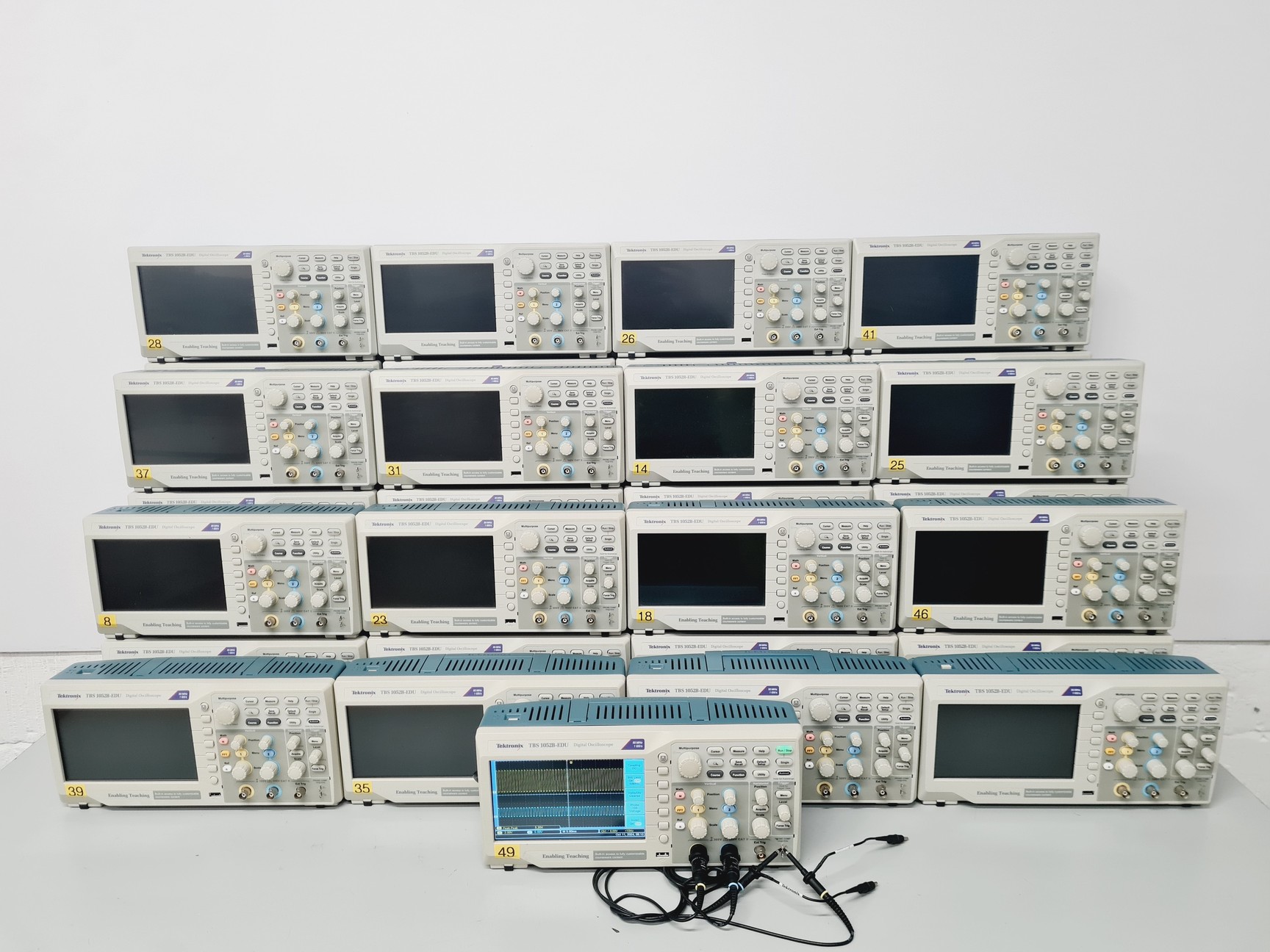 Image of  41 x Tektronix TBS 1052B-EDU Digital Oscilloscope Job-Lot Lab