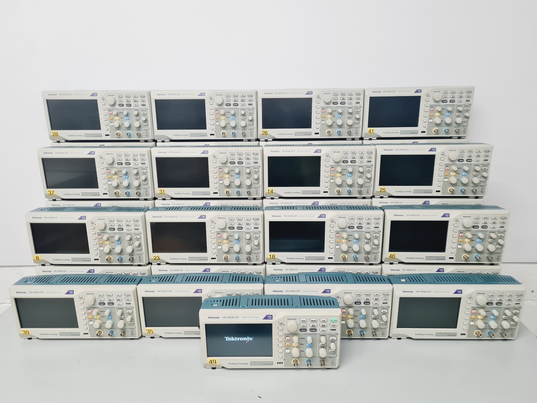 Image of  41 x Tektronix TBS 1052B-EDU Digital Oscilloscope Job-Lot Lab