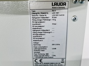 Thumbnail image of Lauda Alpha  Model RA 8 Cooling Thermostatic Water Bath Lab