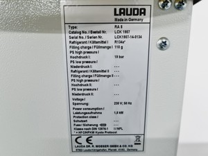 Thumbnail image of Lauda Alpha Model RA 8 Chilling Thermostatic Water Bath