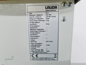 Thumbnail image of Lauda Alpha RA 8 ChillingThermostatic Water Bath Lab