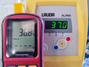 Thumbnail image of Lauda Alpha RA 8 Cooling Thermostatic Water Bath Lab