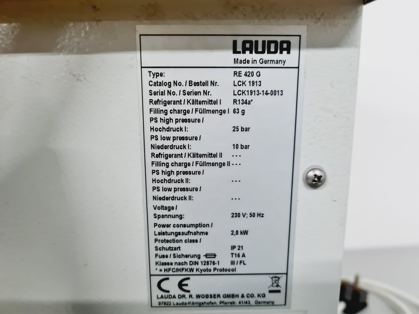 Image of Lauda Eco Gold with Lauda Eco RE 420 G Water Bath Lab