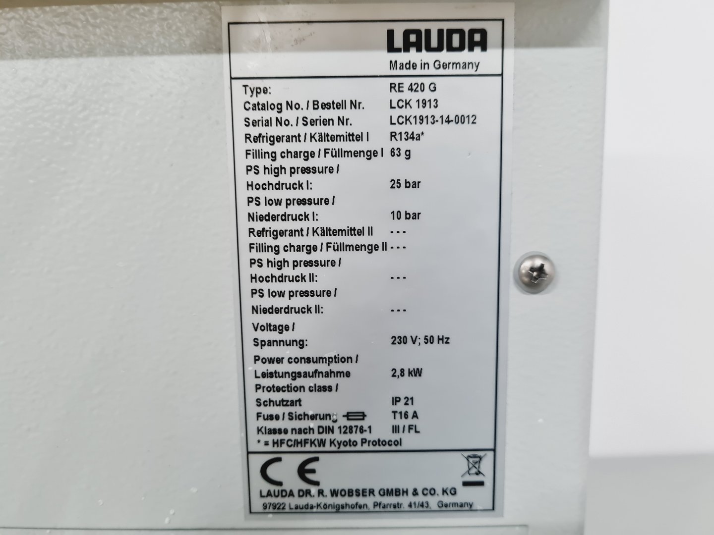 Image of Lauda Eco Gold with Lauda Eco RE 420 Refrigerated Water Bath Lab