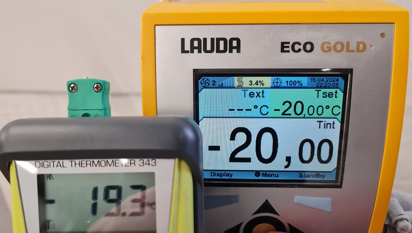 Image of Lauda Eco Gold with Lauda Eco RE 420 Refrigerated Water Bath Lab
