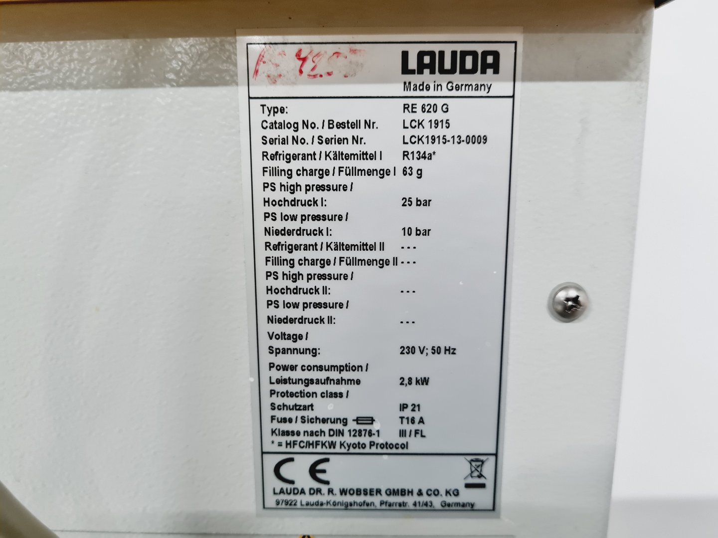 Image of Lauda Eco Gold with Lauda Eco RE 620 G Water Bath Lab