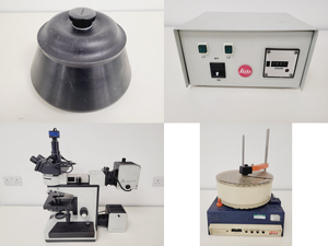 Thumbnail image of Lot of Mixed Benchtop Laboratory Equipment - LKB, Perkin Elmer, Leitz Lab