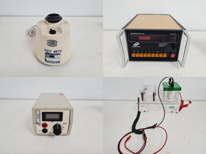 Thumbnail image of Lot of Mixed Benchtop Laboratory Equipment - LKB, Perkin Elmer, Leitz Lab