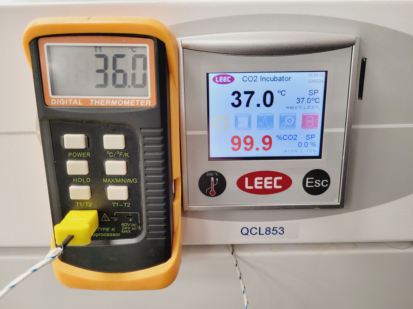 Image of LEEC Touch 50 Culture Safe CO2 Incubator Lab Spares/Repairs