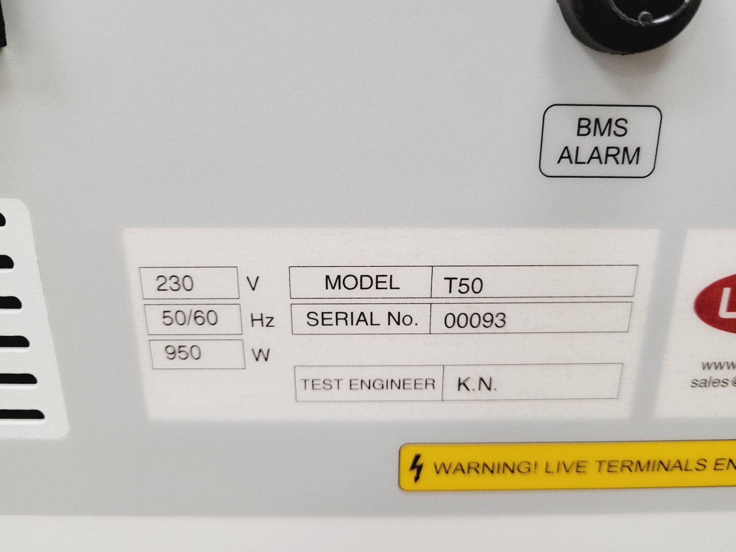 Image of LEEC Touch 50 Culture Safe CO2 Incubator Lab Spares/Repairs