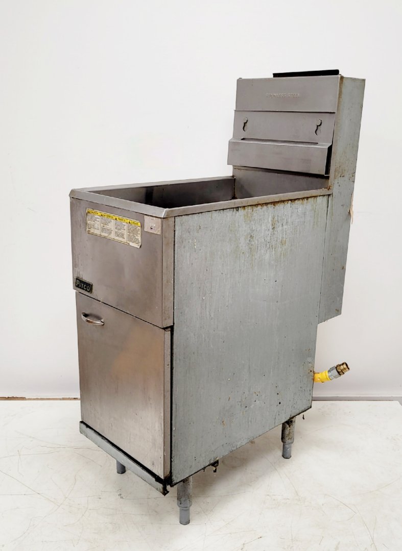 Image of Pitco 35C+ 16 Ltr Tube Fired Gas Commercial Deep Fat Fryer
