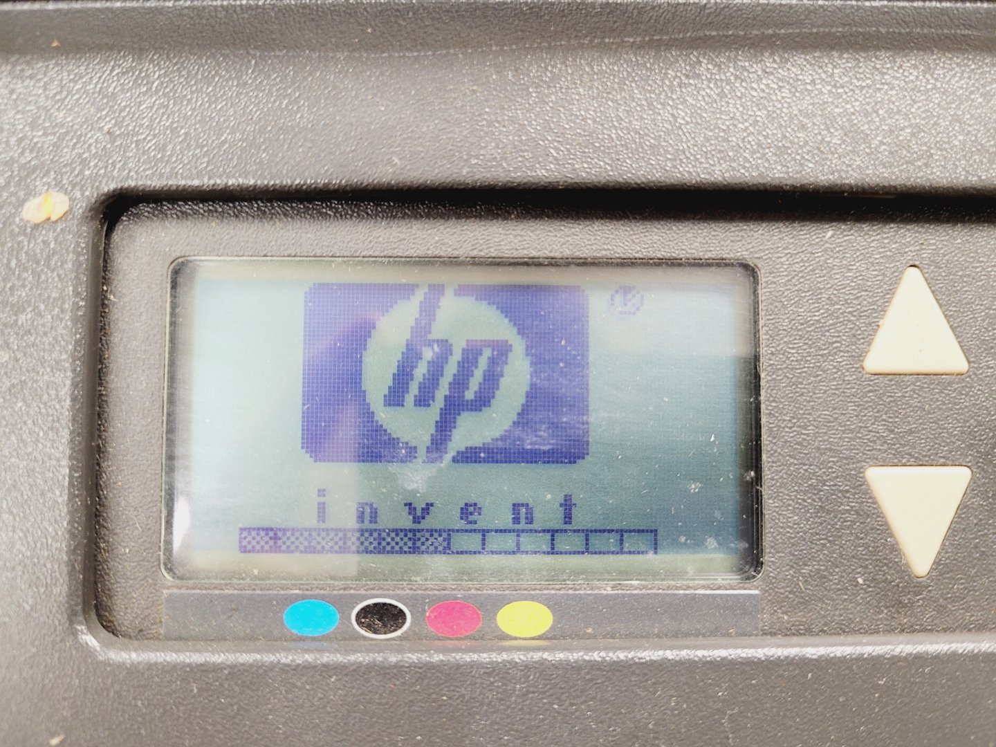 Image of HP Designjet 800ps C7780C with a Full Set of Ink Cartridges
