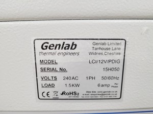 Thumbnail image of Genlab Model LCI/12V/PDIG Lab Incubator