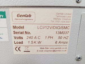 Thumbnail image of Genlab LCI/12V/DIG/SMC Lab Incubator