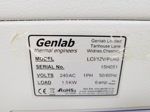 Thumbnail image of Genlab LCI/12V/PDIG Laboratory Incubator Lab Spares/Repairs