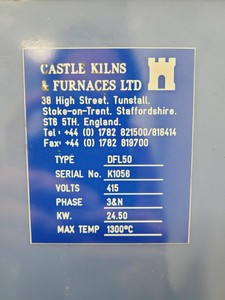 Thumbnail image of Castle Kilns Furnace DFL50 Lab 