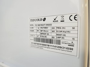 Thumbnail image of Tefcold FS 1380 Bottle Cooler Lab Refrigerator Fridge