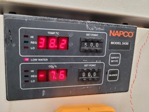 Thumbnail image of NAPCO Model 5430 CO2 Incubator Double Stack Lab