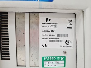 Thumbnail image of Perkin Elmer Lambda 950 UV/VIS Spectrophotometer System w/ PC & UV WinLab 