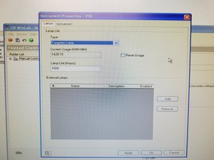Thumbnail image of Perkin Elmer Lambda 950 UV/VIS Spectrophotometer System w/ PC & UV WinLab 
