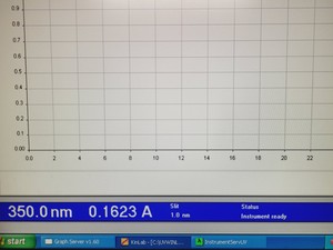 Thumbnail image of Perkin Elmer Lambda 35 UV/VIS Spectrophotometer System w/ PC & Software