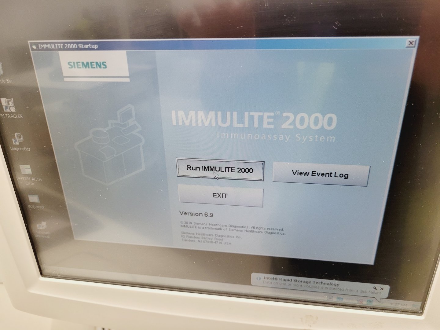 Immulite Rack Siemens Immulite 2000 Immunoassay System Lab