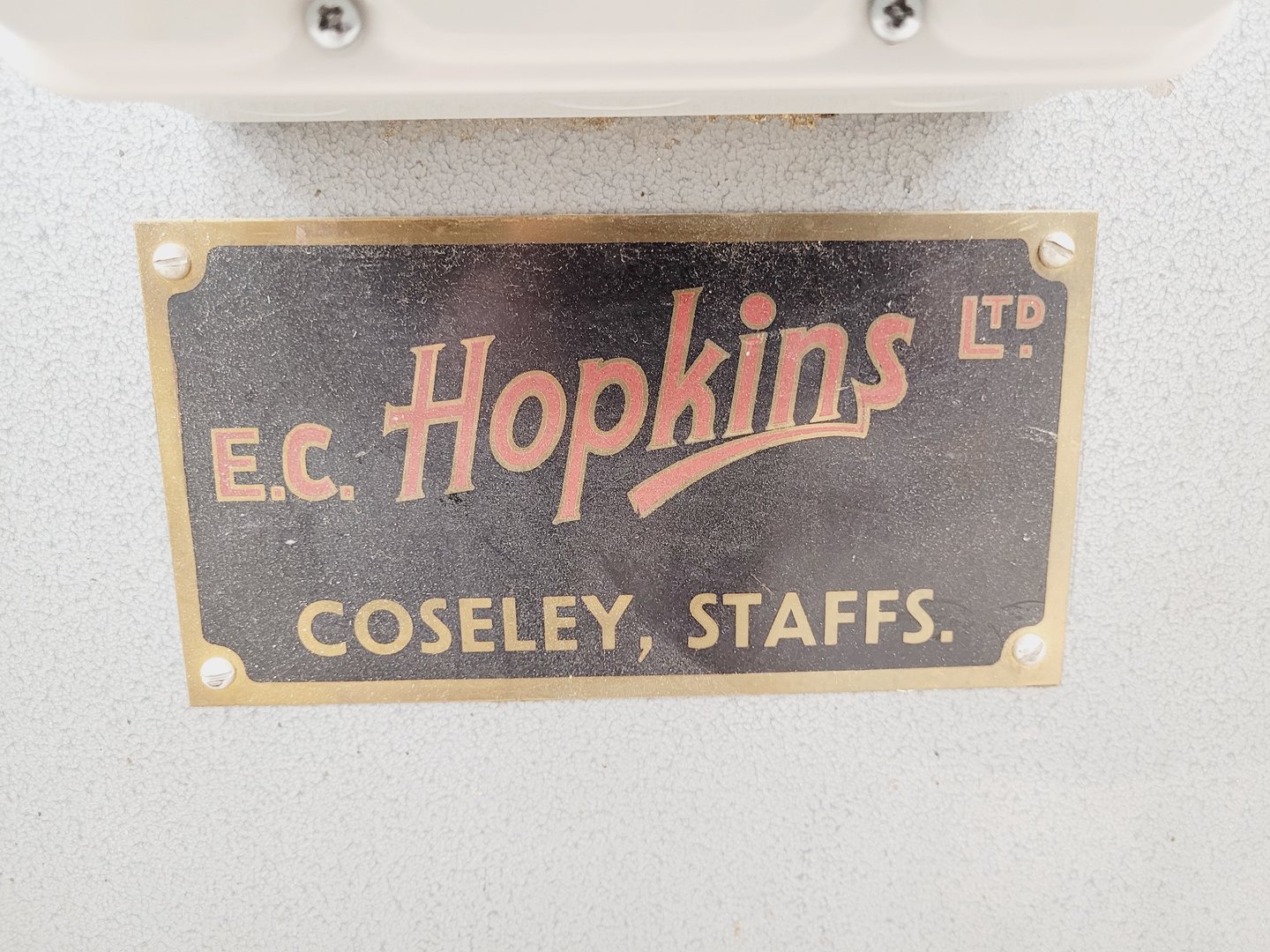 Image of E.C. Hopkins Disc Sander Model - 14 DS - Faulty Brake Box