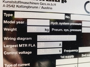 Thumbnail image of Battenfeld Microsystem 50 Injection Moulding Machine