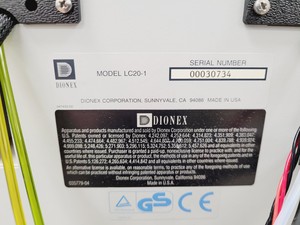 Thumbnail image of Dionex DX-500 Ion Chromatography System - AD20 GP50 AS40 ED40 LC20 Lab