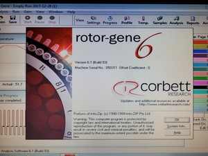 Thumbnail image of Corbett Research Rotor-Gene RG-3000 with PC & Software Lab