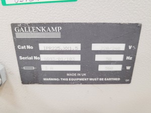 Thumbnail image of Gallenkamp Oven IPR225.xx1.5