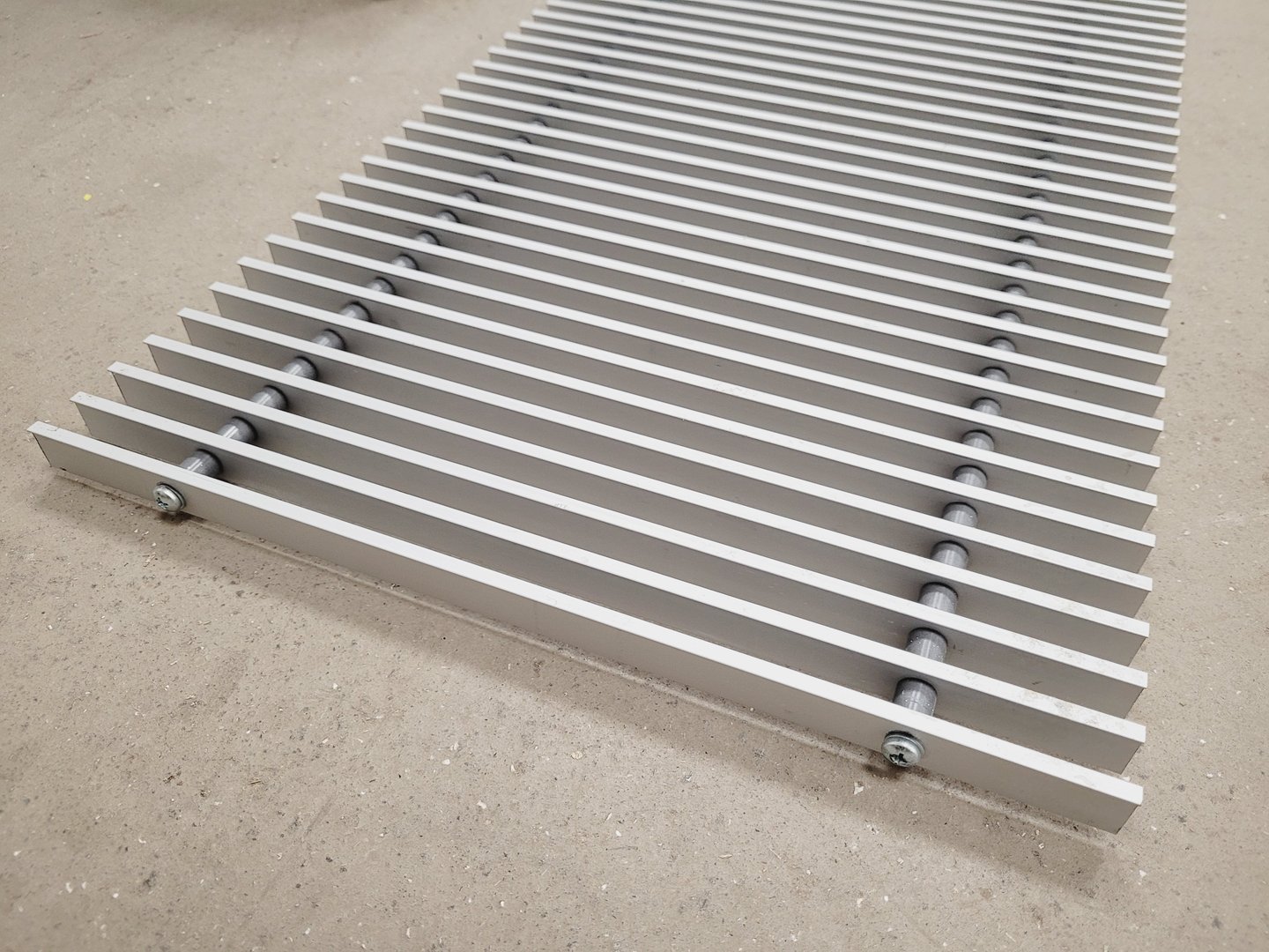 Image of Job lot of 35 Rolls of Metal Drainage/Walkway Grids