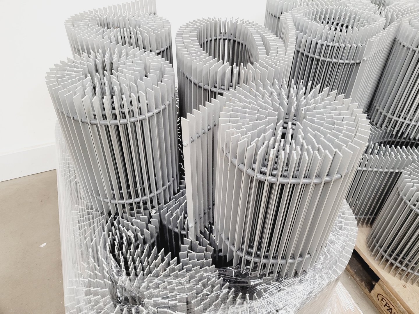 Image of Job lot of 35 Rolls of Metal Drainage/Walkway Grids