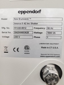 Thumbnail image of New Brunswick Scientific Innova 42 Incubator Shaker M1335-0012 Double Stack Lab