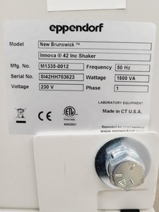 Thumbnail image of New Brunswick Scientific Innova 42 Incubator Shaker M1335-0012 Double Stack Lab