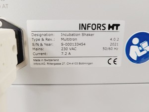 Thumbnail image of Infors HT Multitron Shaking Incubator Double Stack